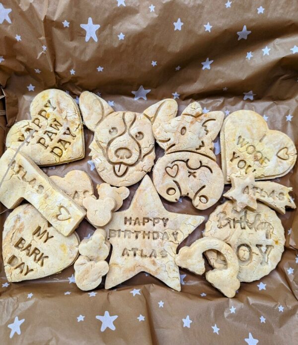 10 x birthday dog treat box personalized dog biscuits - Image 4
